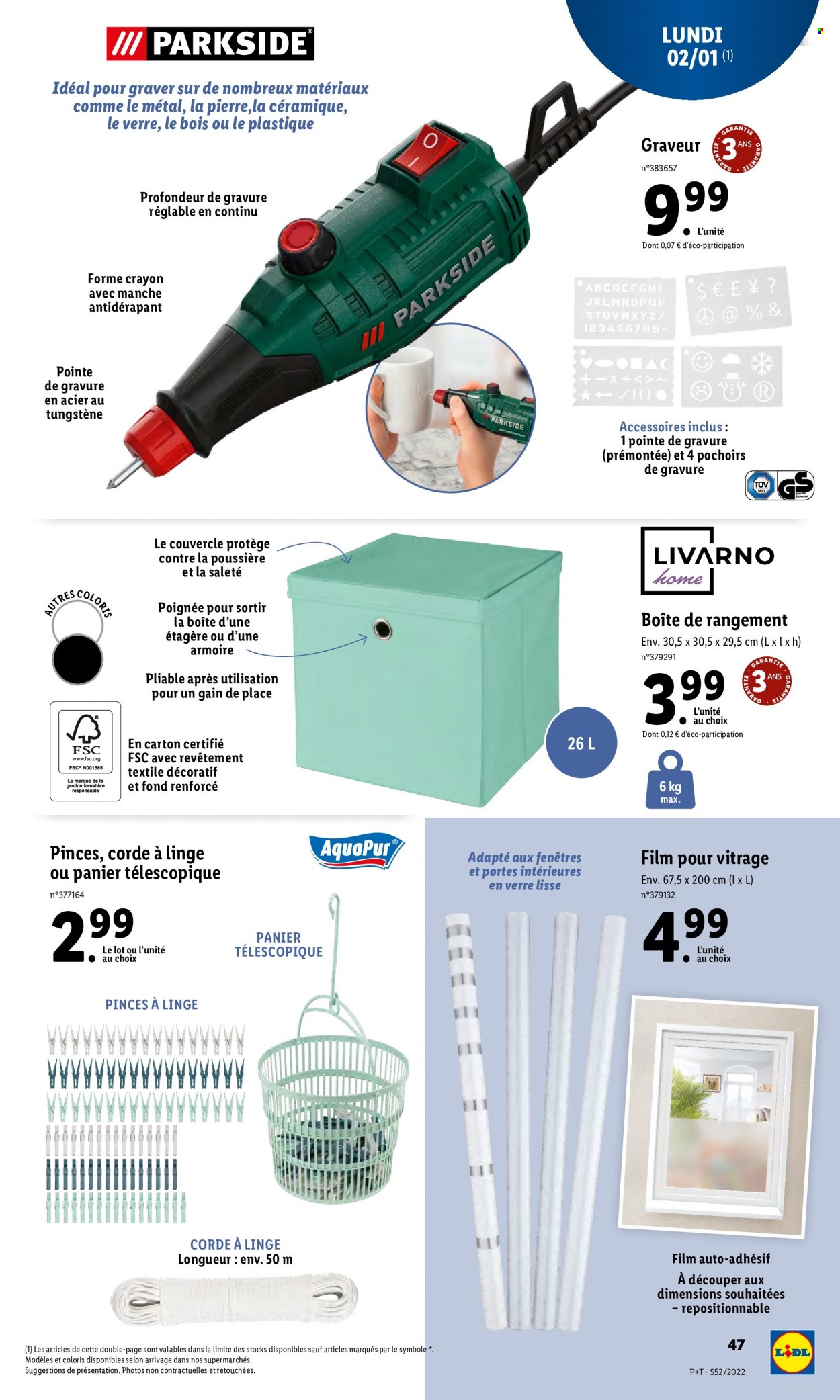 Catalogue Lidl - 28/12/2022 - 03/01/2023. Page 47