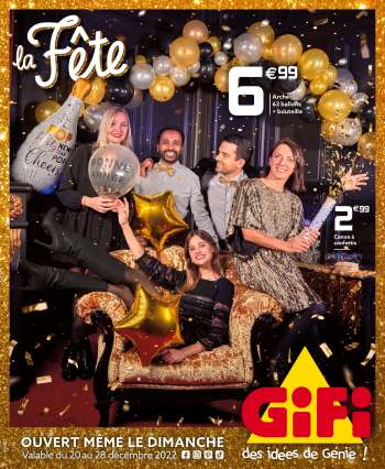 Catalogue GiFi - 20/12/2022 - 28/12/2022.
