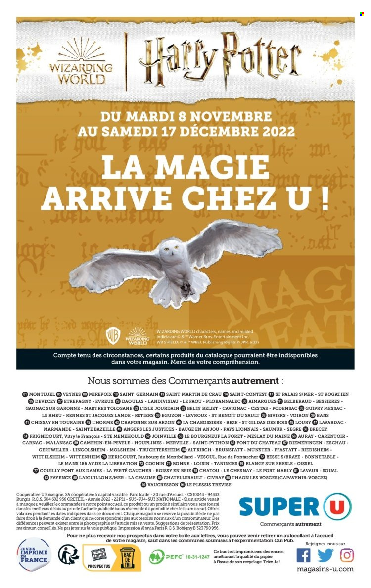 Catalogue SUPER U - 15/12/2022 - 24/12/2022. Page 20