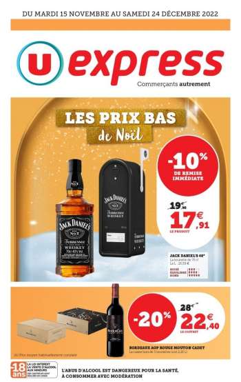 Catalogue U express - 15/12/2022 - 24/12/2022.