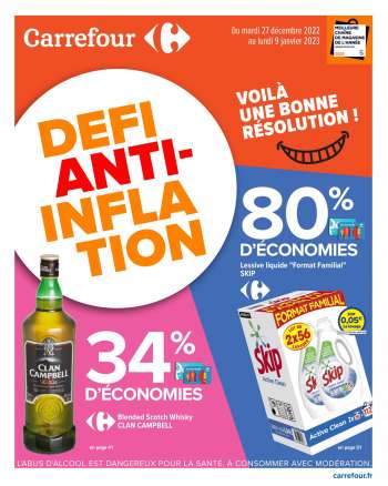 Catalogue Carrefour Hypermarchés - 27/12/2022 - 09/01/2023.
