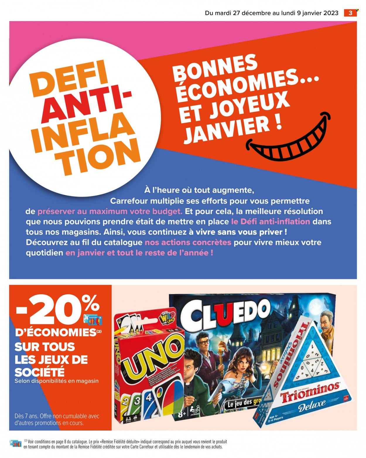 Catalogue Carrefour Hypermarchés - 27/12/2022 - 09/01/2023. Page 5