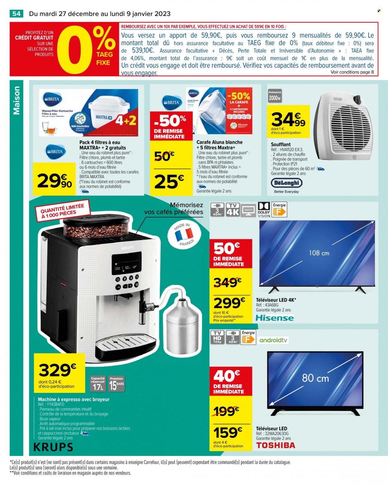 Catalogue Carrefour Hypermarchés - 27/12/2022 - 09/01/2023. Page 57