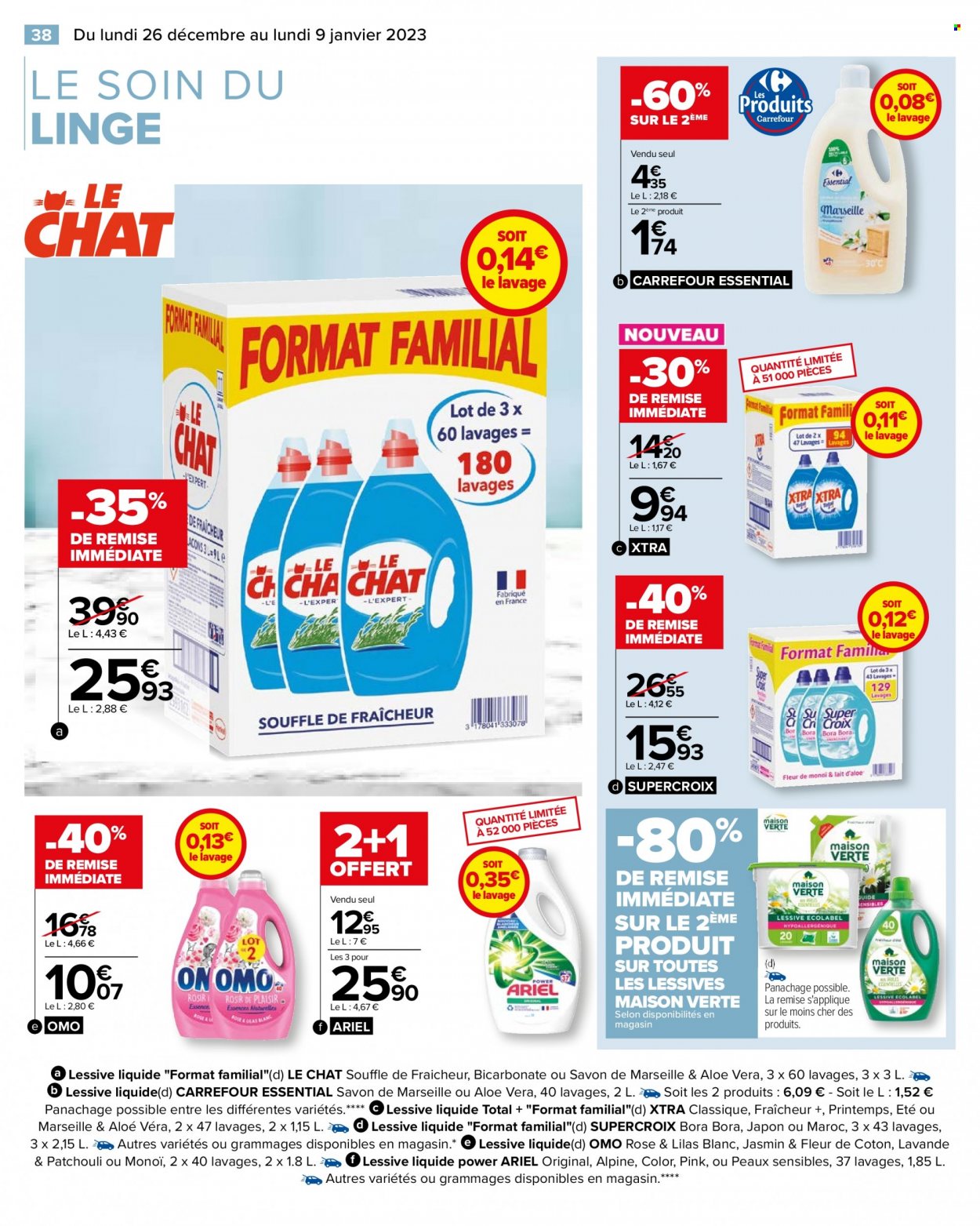 Catalogue Carrefour Hypermarchés - 26/12/2022 - 09/01/2023. Page 38