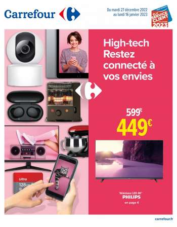 Catalogue Carrefour Hypermarchés - 27/12/2022 - 16/01/2023.