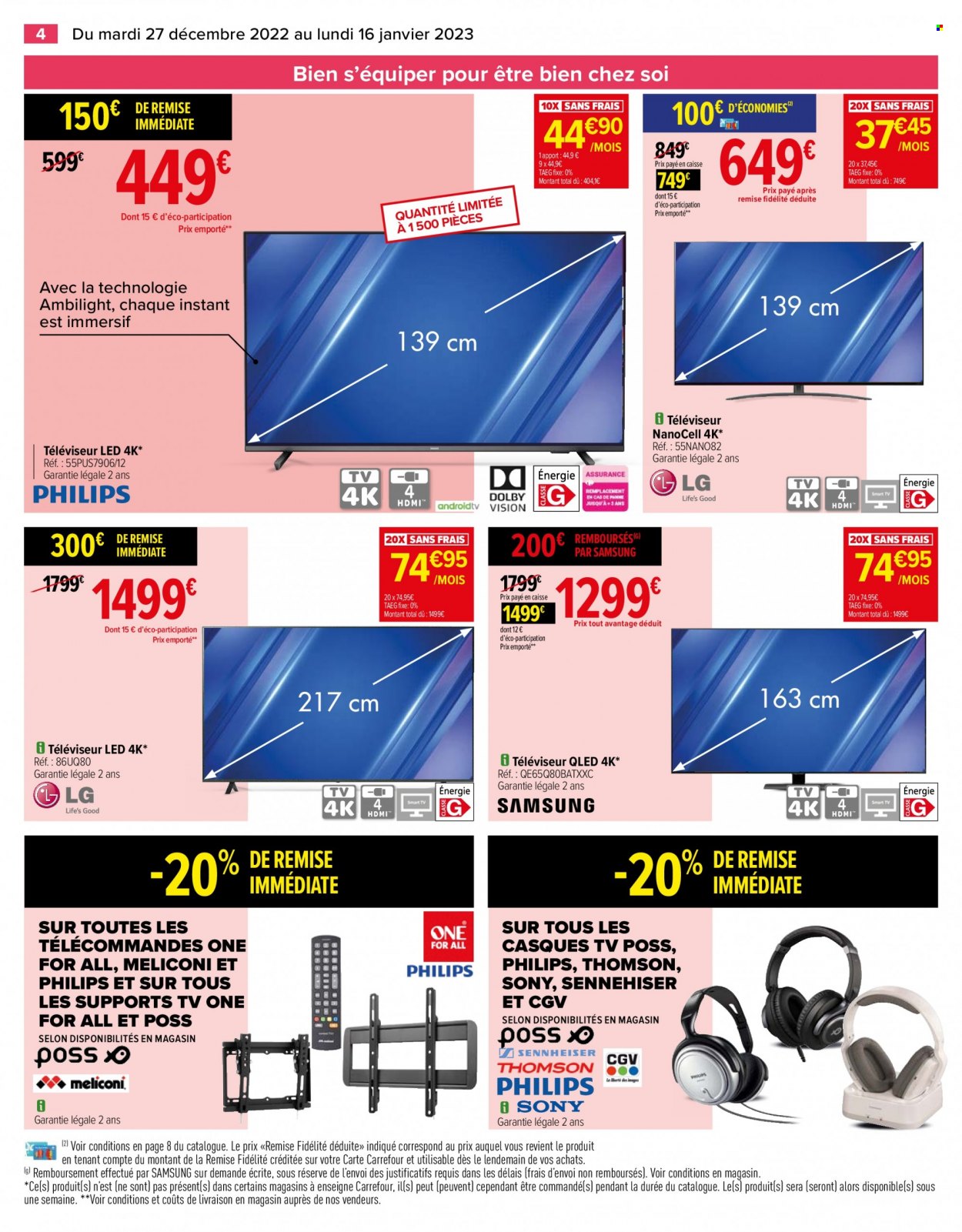 Catalogue Carrefour Hypermarchés - 27/12/2022 - 16/01/2023. Page 4