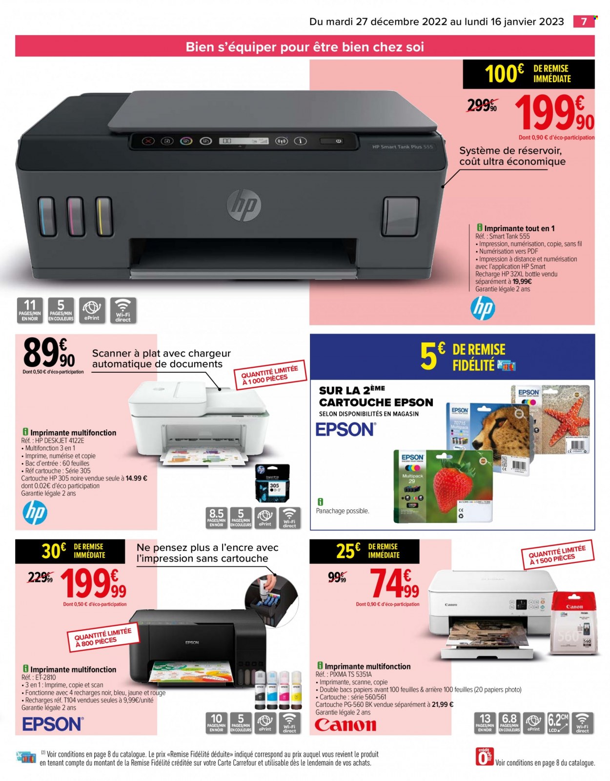 Catalogue Carrefour Hypermarchés - 27/12/2022 - 16/01/2023. Page 7