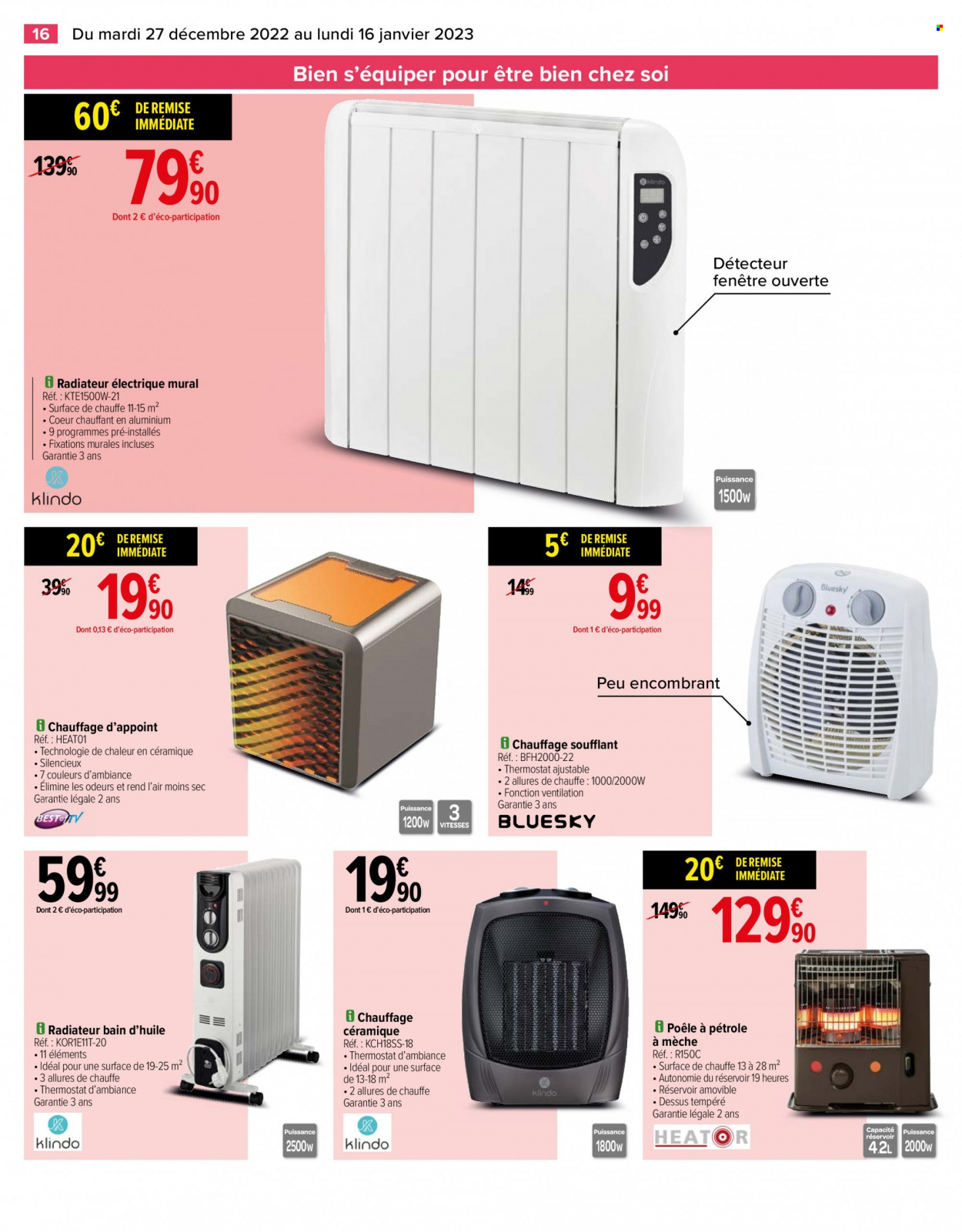 Catalogue Carrefour Hypermarchés - 27/12/2022 - 16/01/2023. Page 16