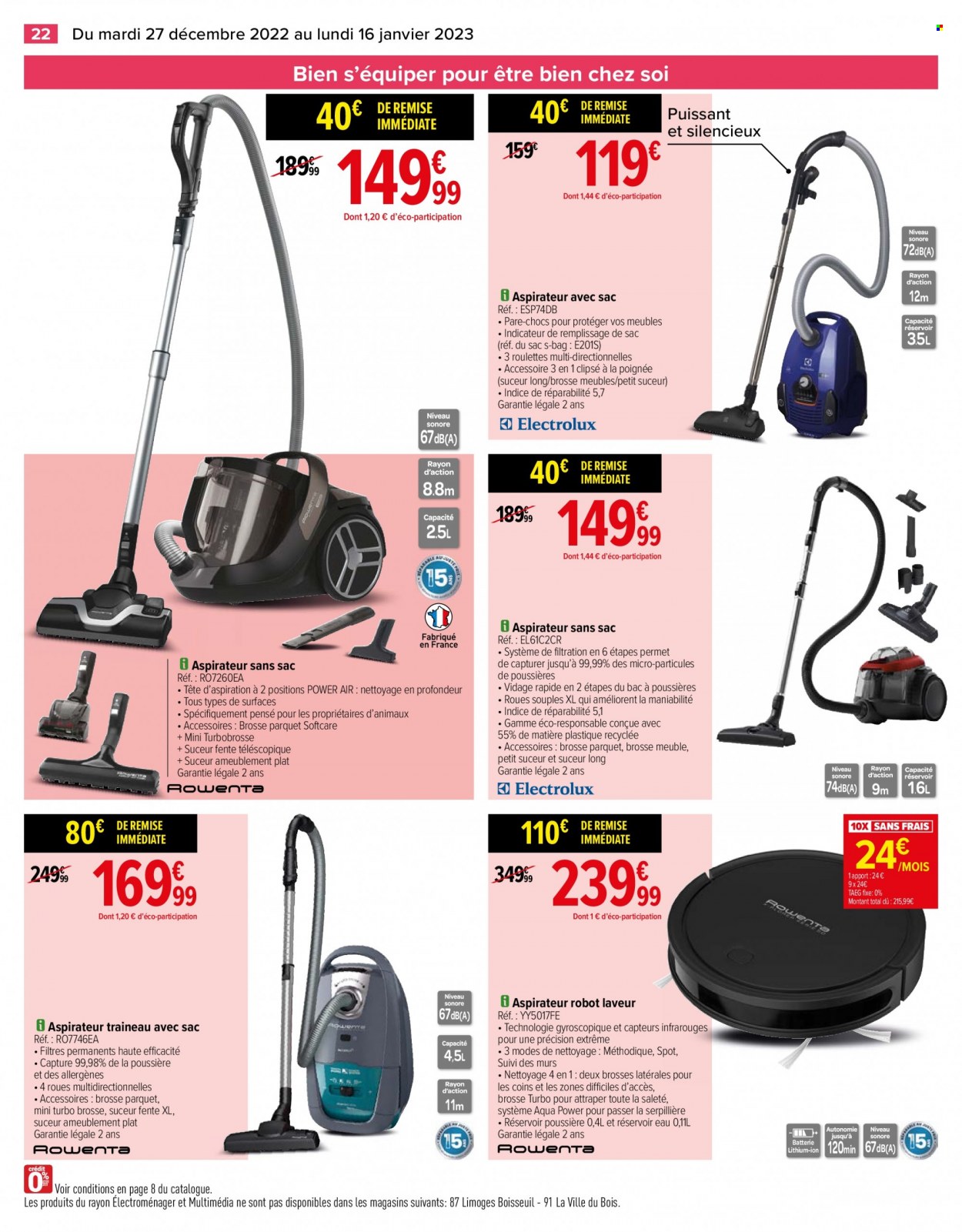 Catalogue Carrefour Hypermarchés - 27/12/2022 - 16/01/2023. Page 22