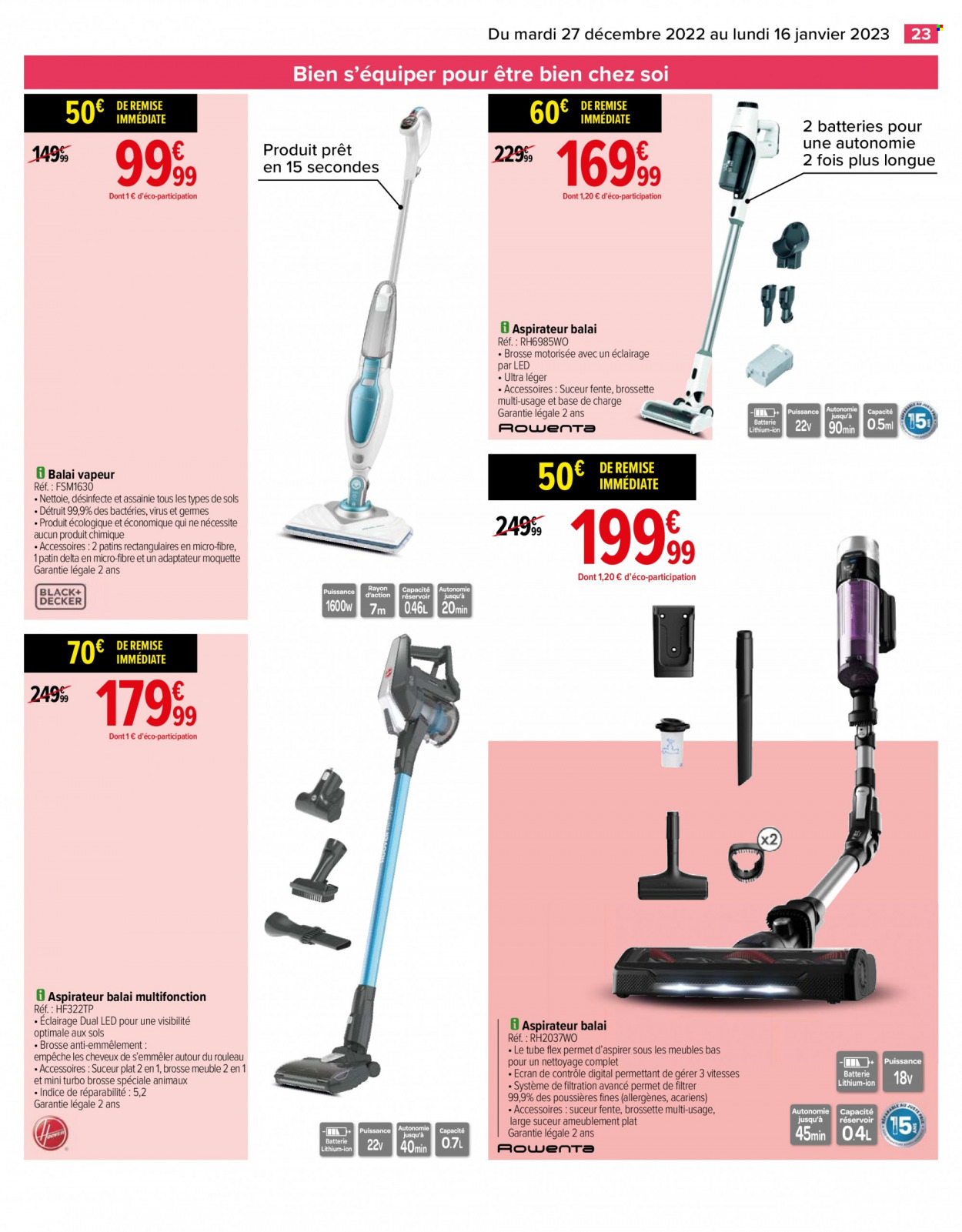 Catalogue Carrefour Hypermarchés - 27/12/2022 - 16/01/2023. Page 23