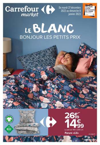 Catalogue Carrefour Market - 27/12/2022 - 08/01/2023.
