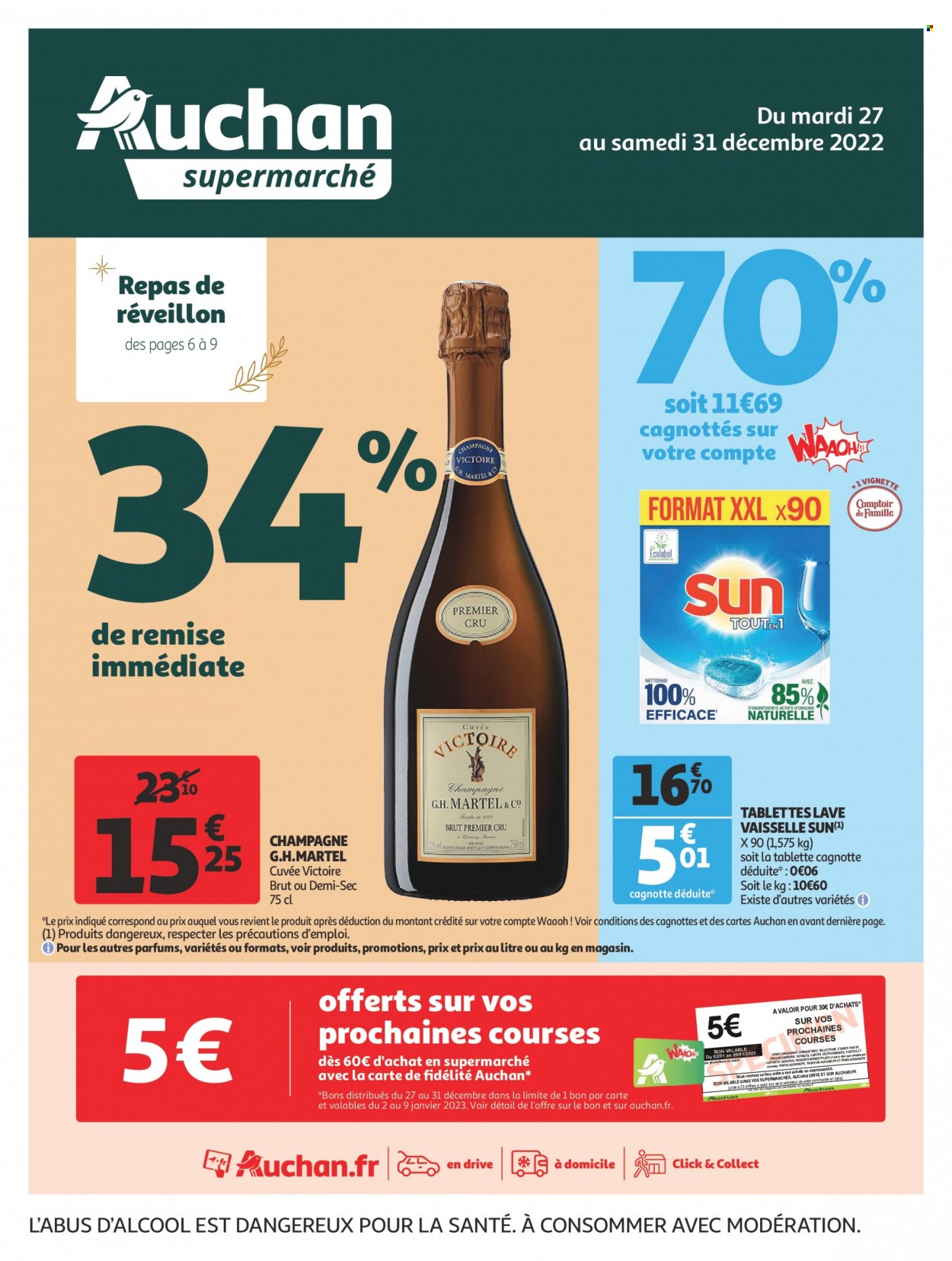Catalogue Auchan - 27/12/2022 - 31/12/2022. Page 1