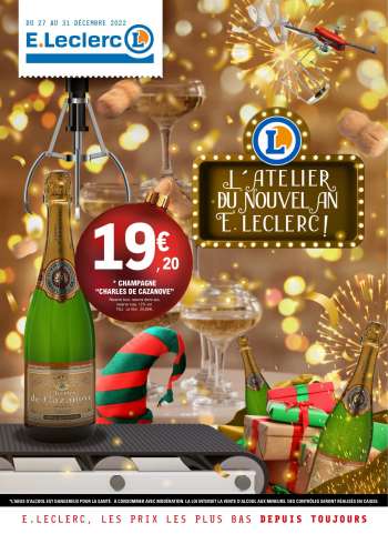 Catalogue E.Leclerc - 27/12/2022 - 31/01/2023.
