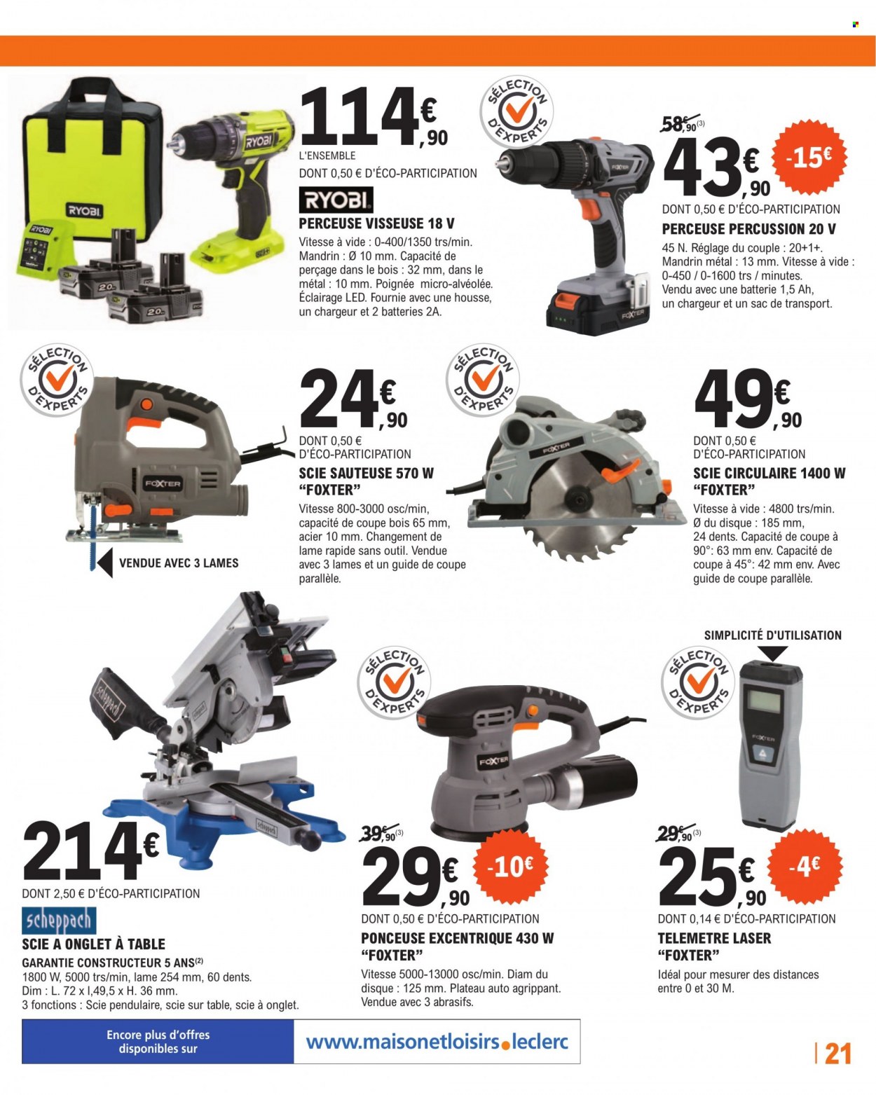 Catalogue E.Leclerc - 27/12/2022 - 14/01/2023. Page 21