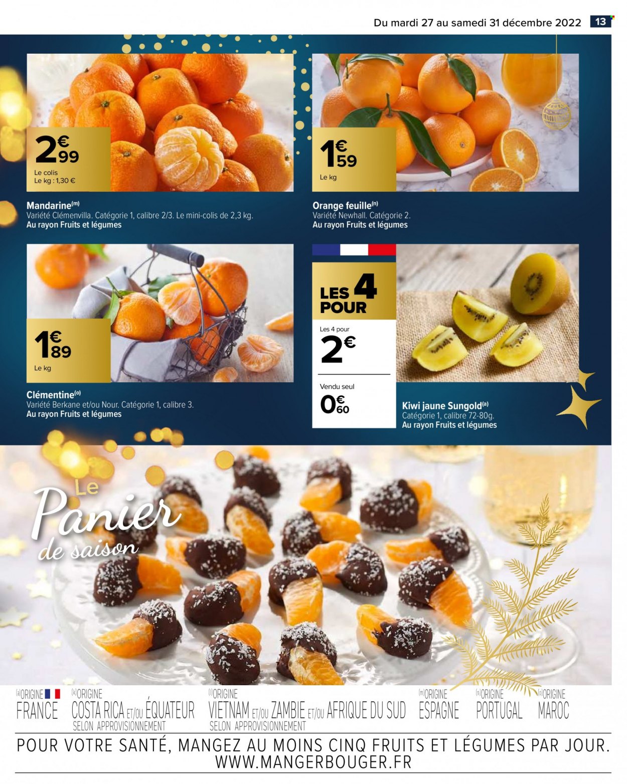 Catalogue Carrefour Hypermarchés - 27/12/2022 - 31/12/2022. Page 13