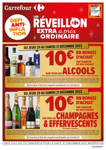 Catalogue Carrefour Hypermarchés - 29/12/2022 - 31/12/2022.