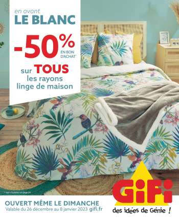 Catalogue GiFi - 26/12/2022 - 09/01/2023.