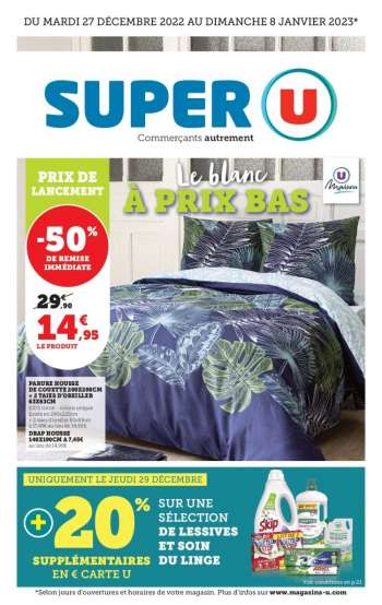 Catalogue SUPER U - 27/12/2022 - 08/01/2023.