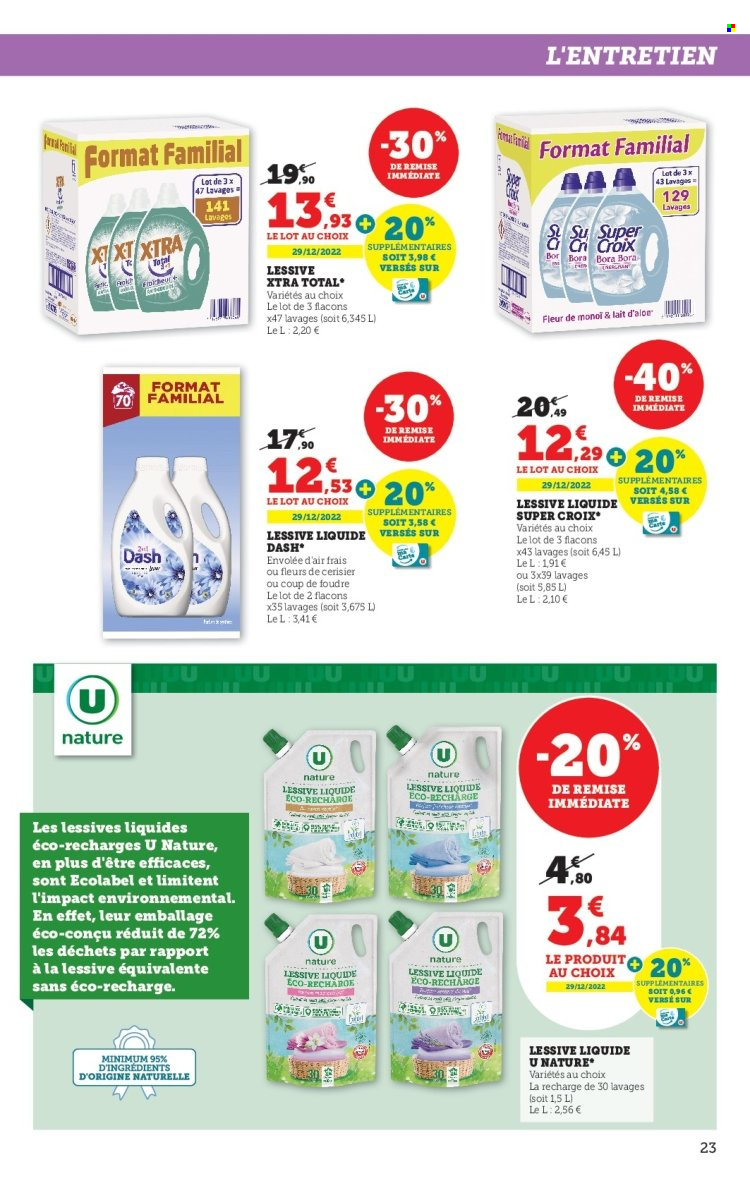 Catalogue SUPER U - 27/12/2022 - 08/01/2023. Page 23