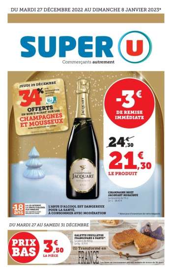 Catalogue SUPER U - 27/12/2022 - 08/01/2023.