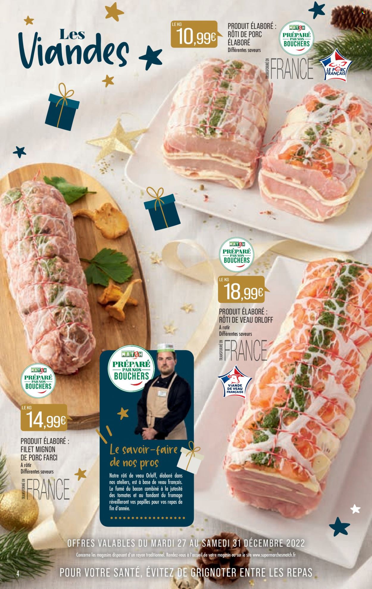 Catalogue Supermarché Match - 27/12/2022 - 08/01/2023. Page 4