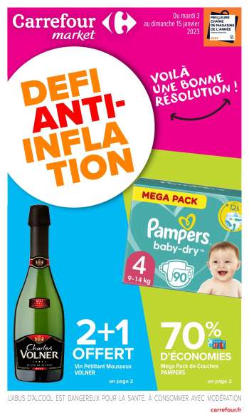 Catalogue Carrefour Market - 03/01/2023 - 15/01/2023.