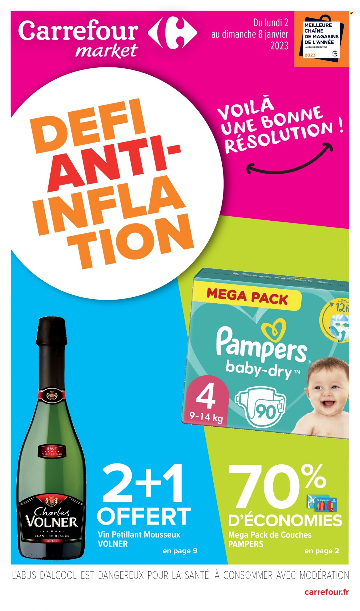 Catalogue Carrefour Market - 02/01/2023 - 08/01/2023. Page 1