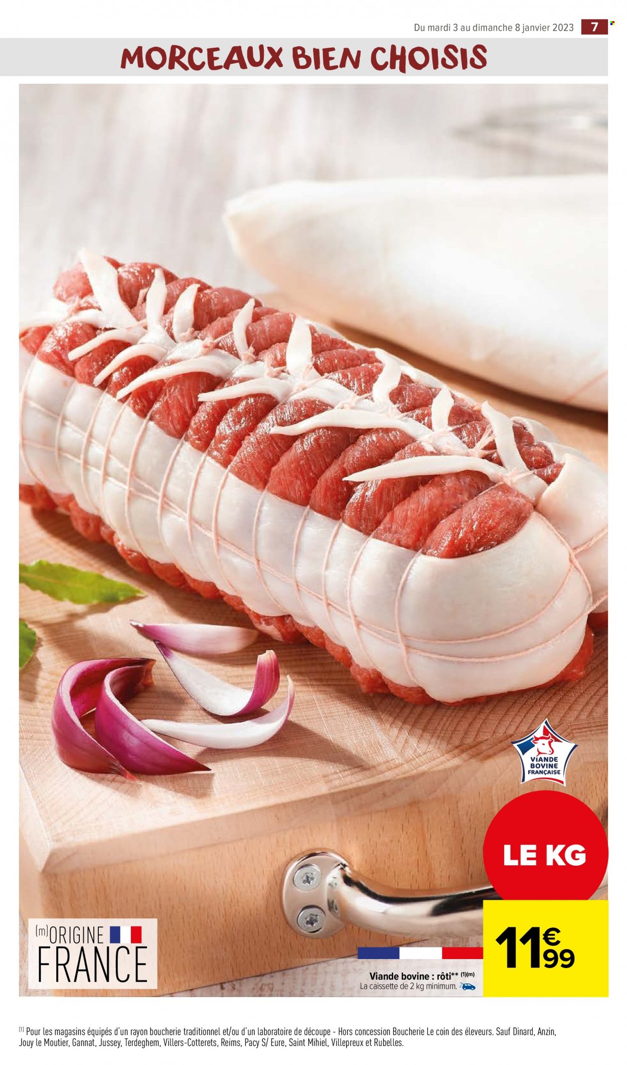 Catalogue Carrefour Market - 03/01/2023 - 08/01/2023. Page 7