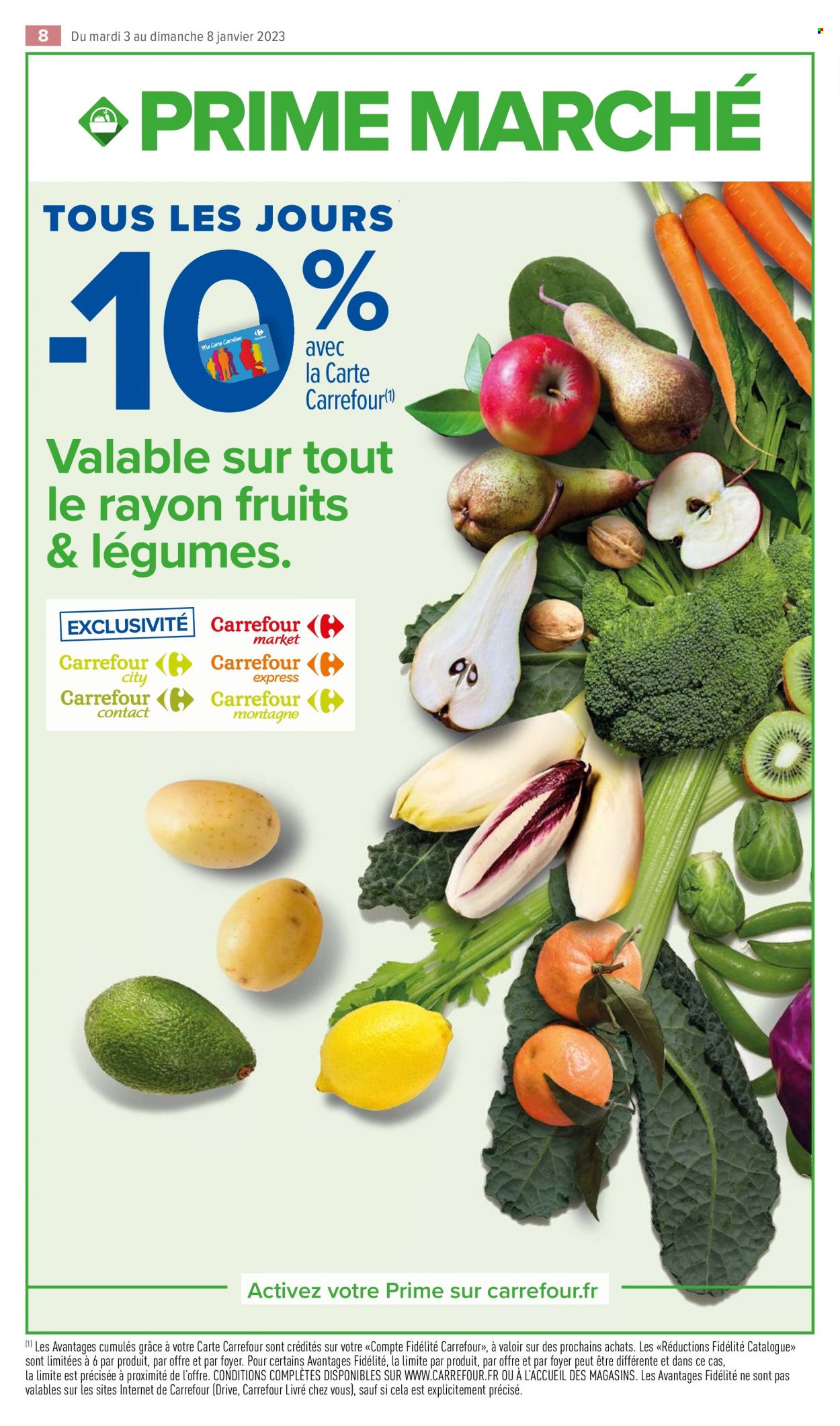 Catalogue Carrefour Market - 03/01/2023 - 08/01/2023. Page 8