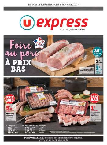 Catalogue U express - 03/01/2023 - 08/01/2023.