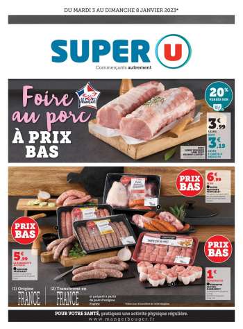 Catalogue SUPER U - 03/01/2023 - 08/01/2023.