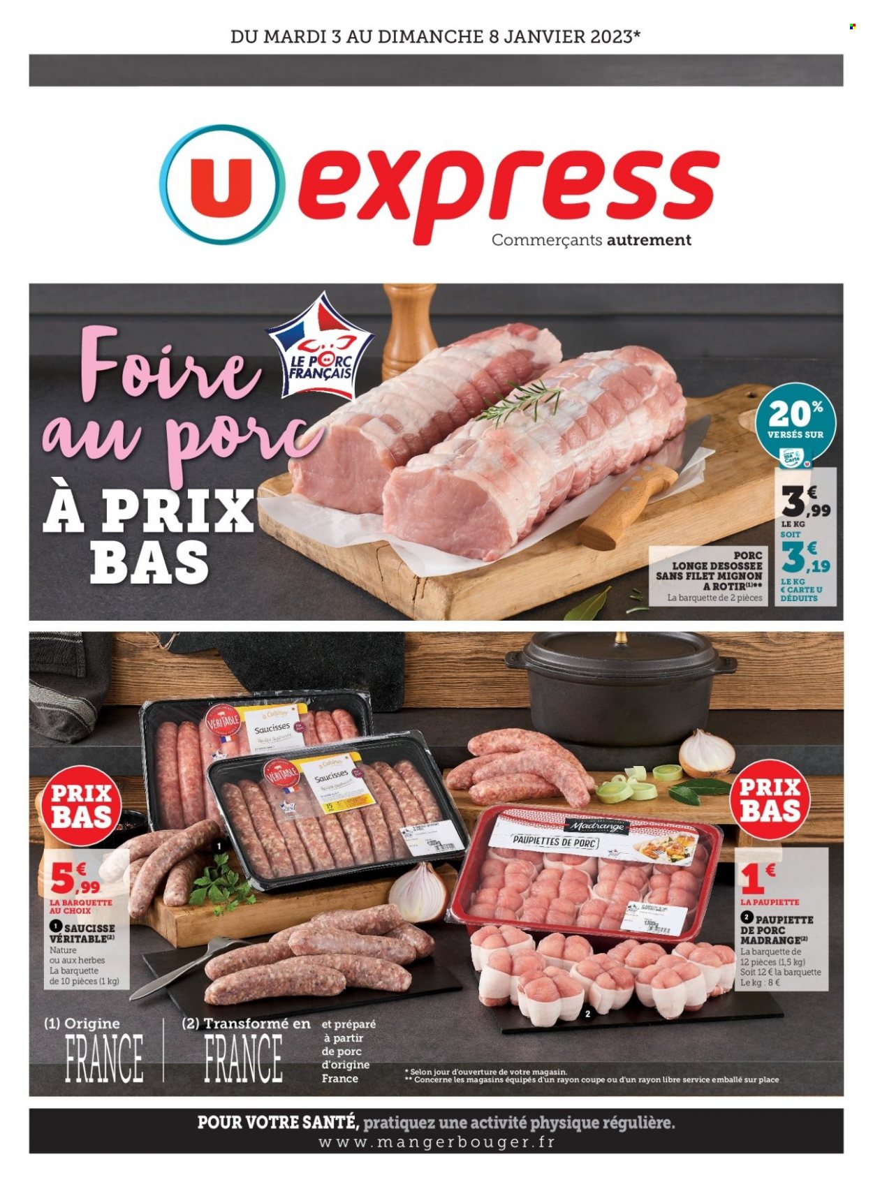 Catalogue U express - 03/01/2023 - 08/01/2023. Page 1