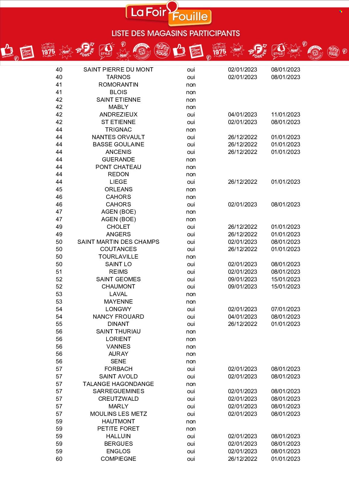 Catalogue La Foir'Fouille - 02/01/2023 - 08/01/2023. Page 19