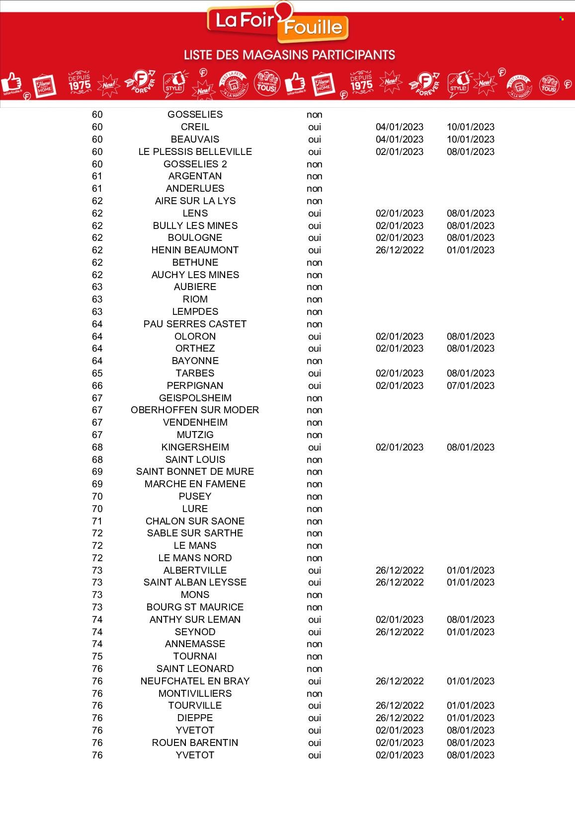 Catalogue La Foir'Fouille - 02/01/2023 - 08/01/2023. Page 20