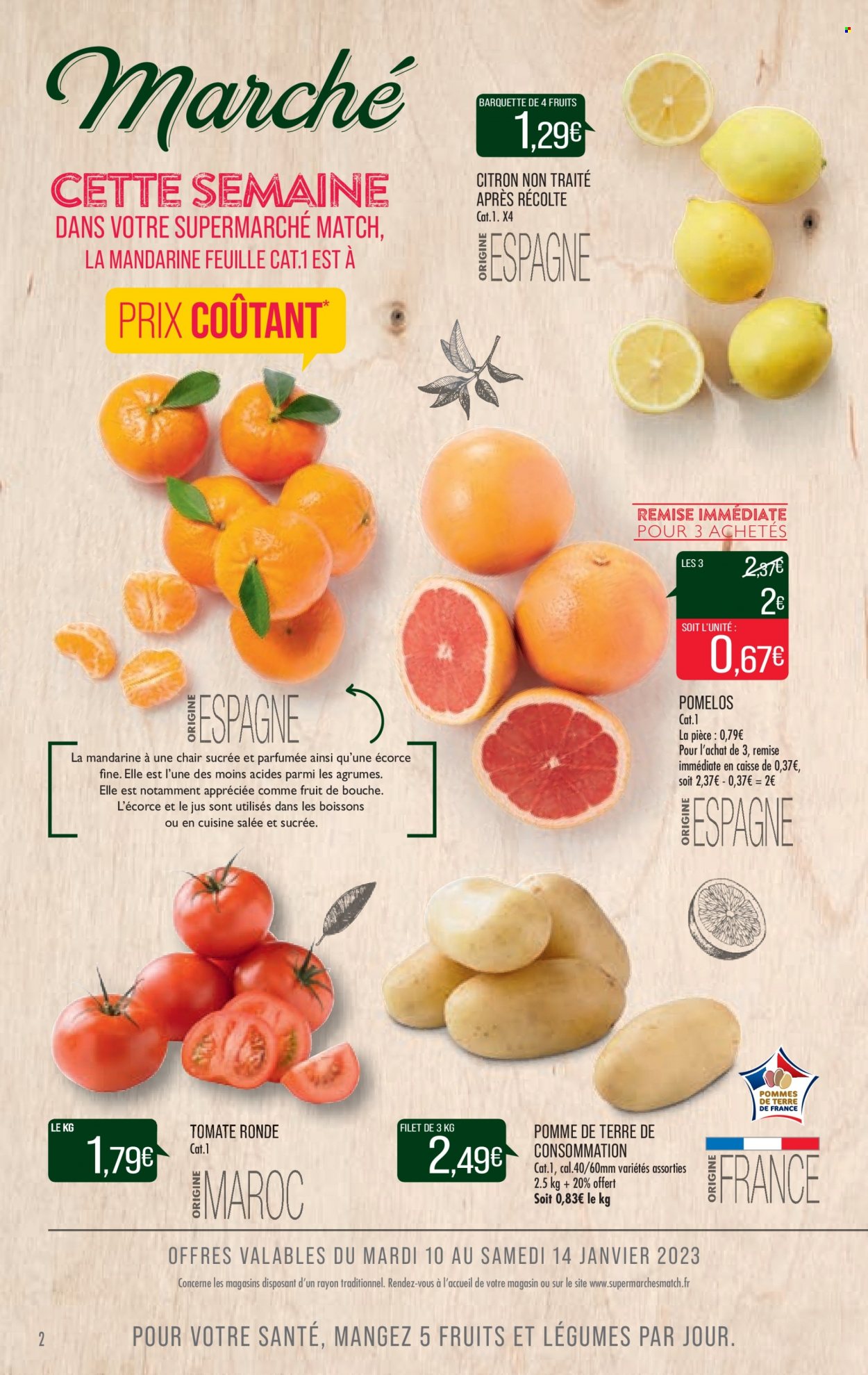 Catalogue Supermarché Match - 10/01/2023 - 22/01/2023. Page 2