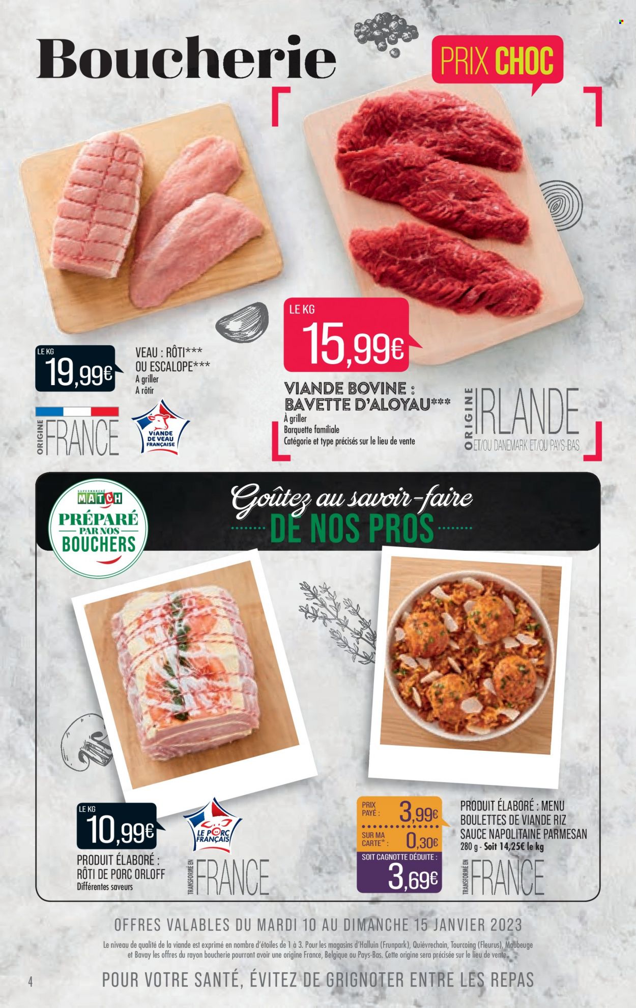 Catalogue Supermarché Match - 10/01/2023 - 22/01/2023. Page 4