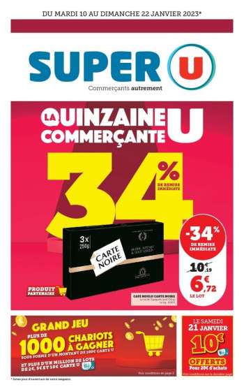 Catalogue SUPER U - 10/01/2023 - 22/01/2023.