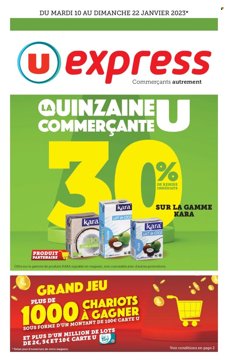 Catalogue U express - 10/01/2023 - 22/01/2023. Page 1