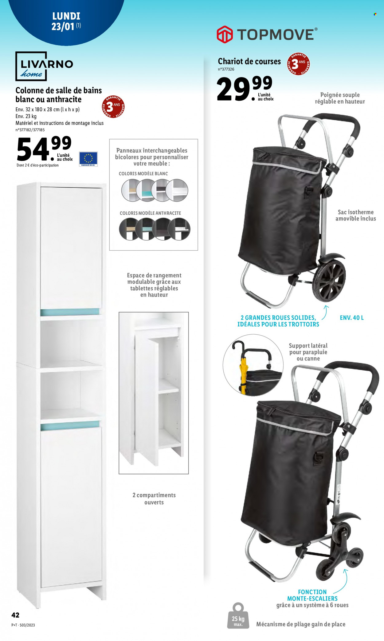 Catalogue Lidl - 18/01/2023 - 24/01/2023. Page 44