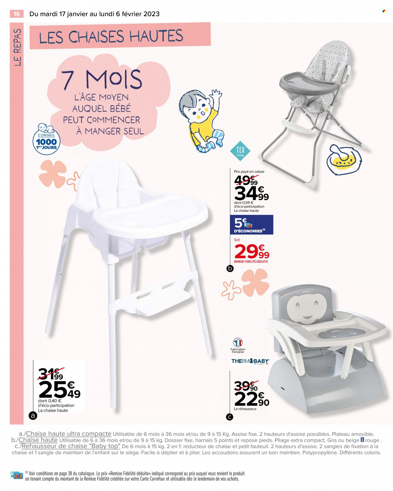 Catalogue Carrefour Hypermarchés - 17/01/2023 - 06/02/2023. Page 16