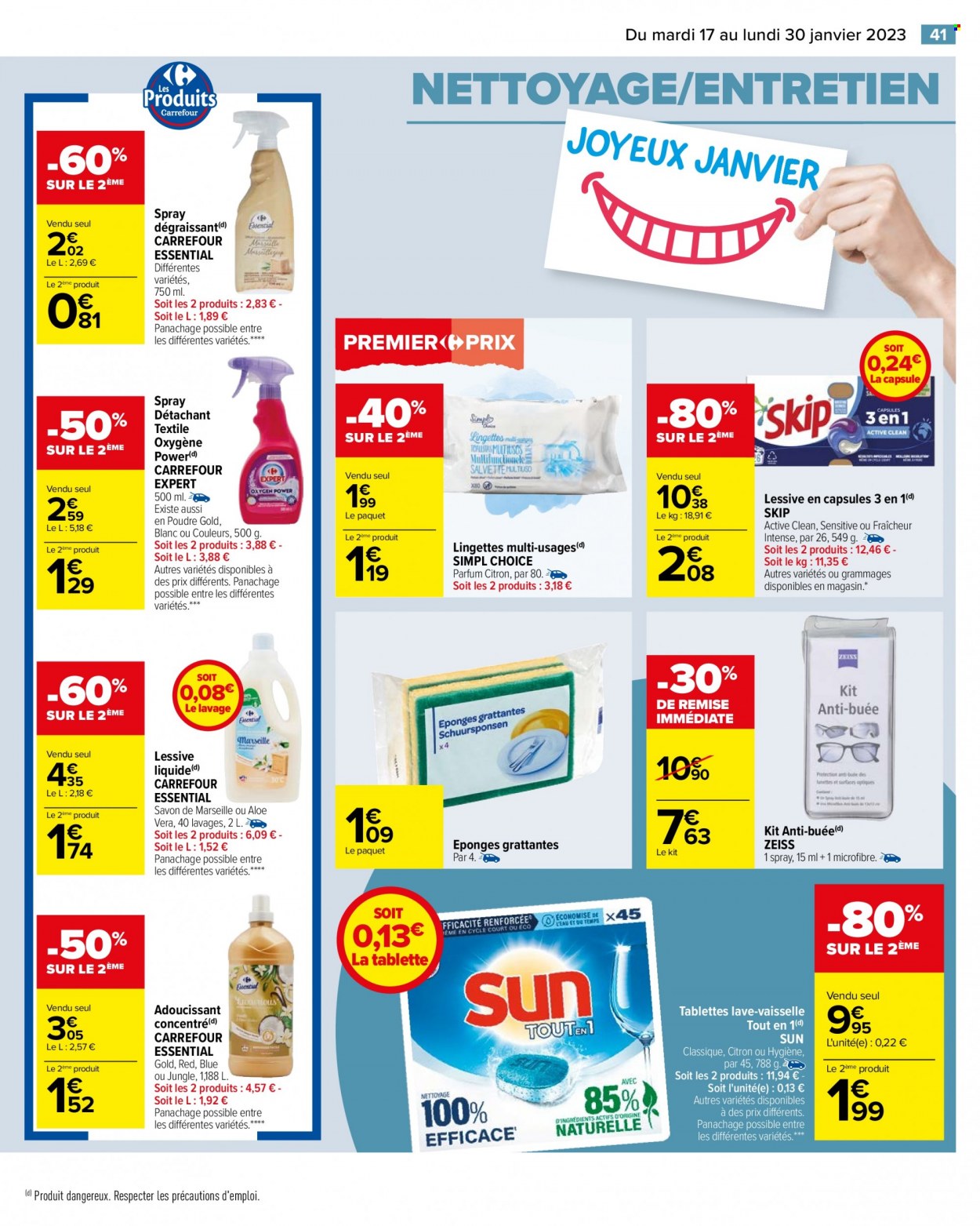 Catalogue Carrefour Hypermarchés - 17/01/2023 - 30/01/2023. Page 43