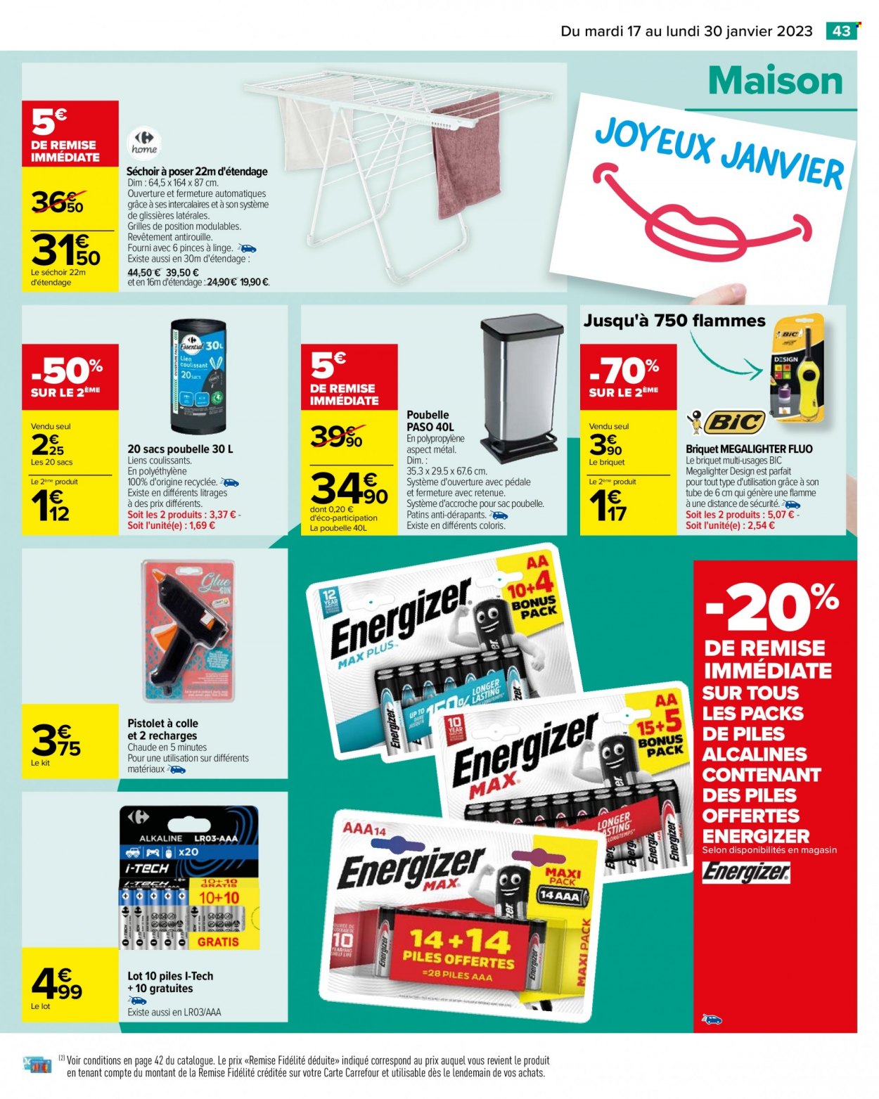Catalogue Carrefour Hypermarchés - 17/01/2023 - 30/01/2023. Page 45