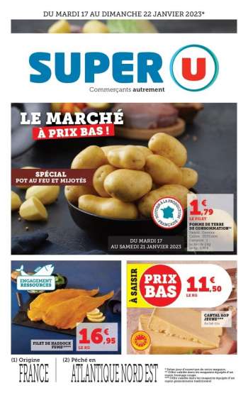 Catalogue SUPER U - 17/01/2023 - 22/01/2023.