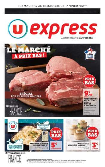 Catalogue U express - 17/01/2023 - 22/01/2023.