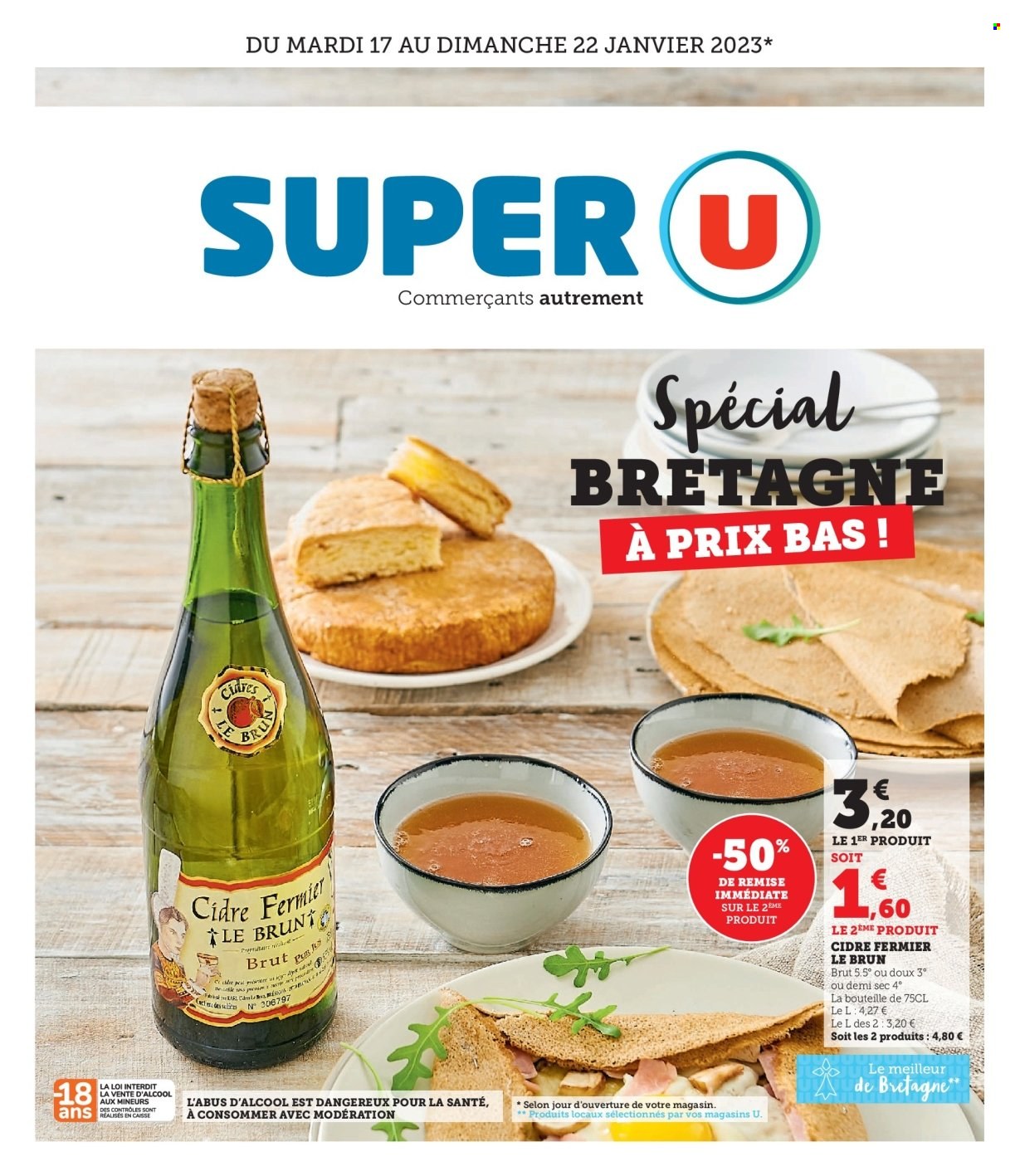 Catalogue SUPER U - 17/01/2023 - 22/01/2023. Page 1