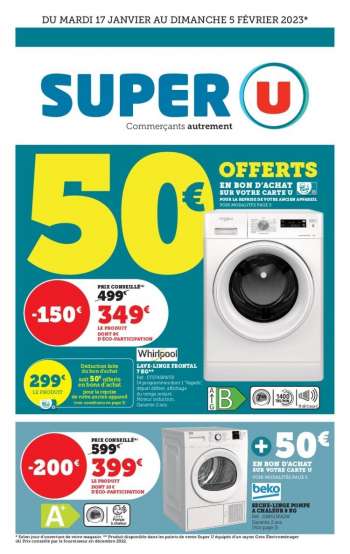 Catalogue SUPER U - 17/01/2023 - 05/02/2023.