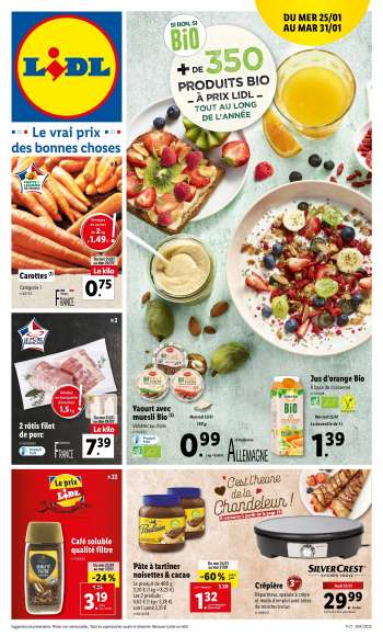 Catalogue Lidl - 25/01/2023 - 31/01/2023.
