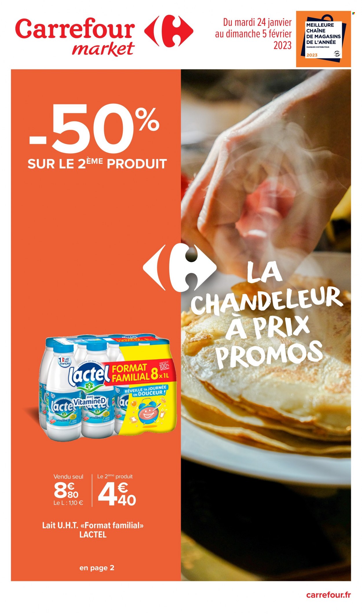 Catalogue Carrefour Market - 24/01/2023 - 05/02/2023. Page 1