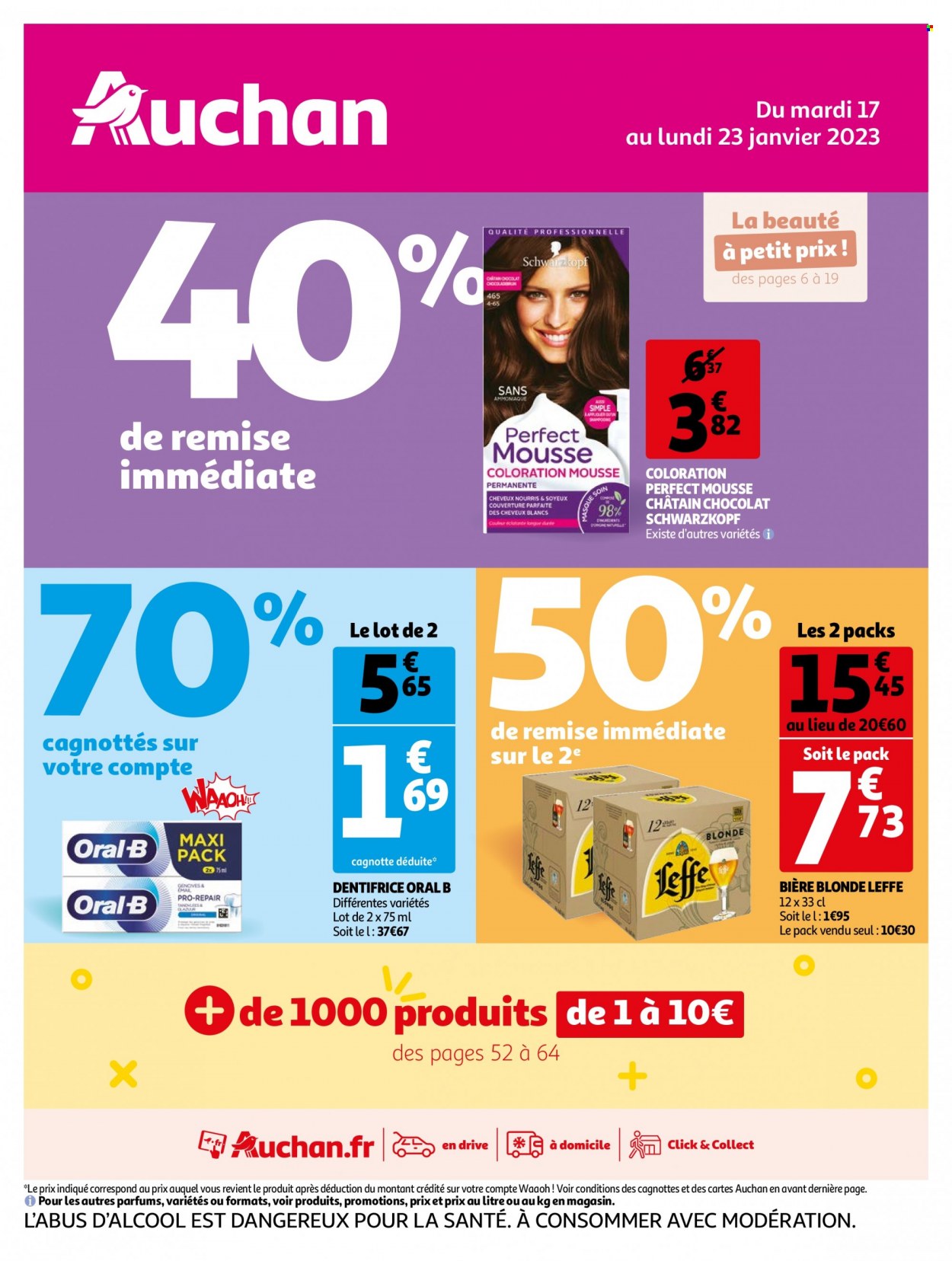 Catalogue Auchan - 17/01/2023 - 23/01/2023. Page 1