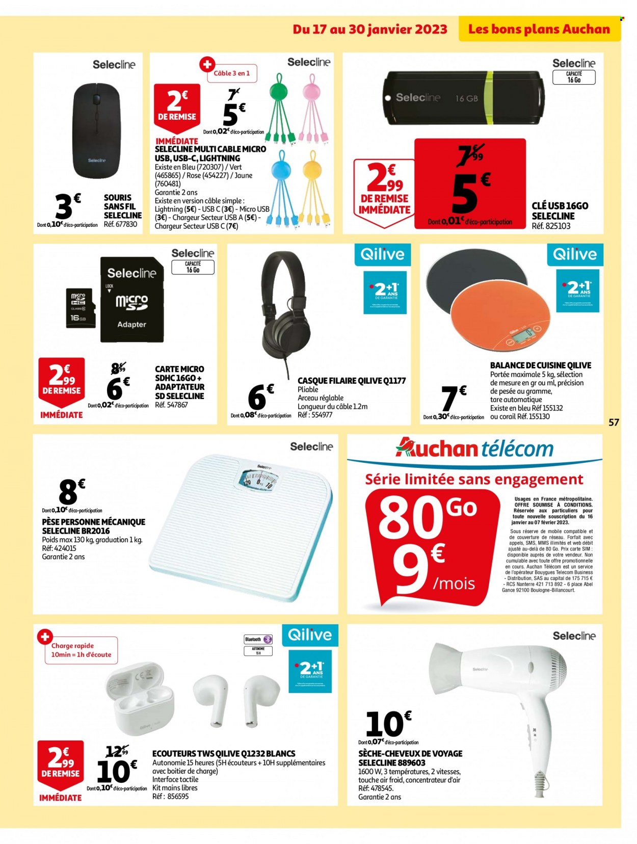 Catalogue Auchan - 17/01/2023 - 23/01/2023. Page 57